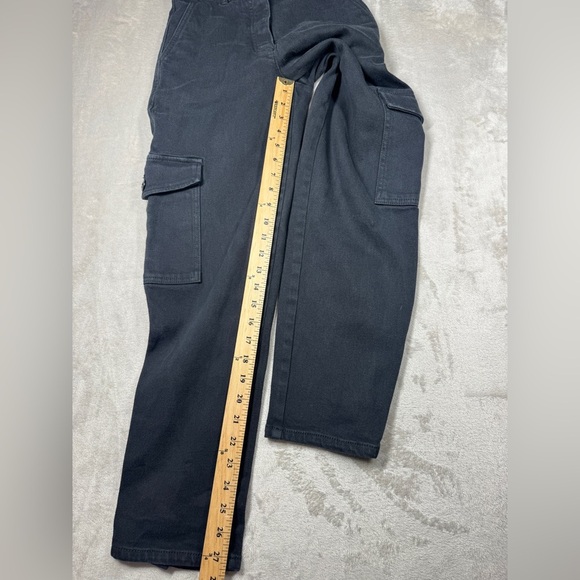 Aritzia Wilfred Free Modern High Rise Cargo Button Fly Black Pants Size 2 - Picture 13 of 16